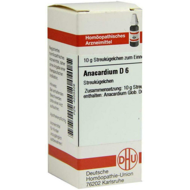 Dhu Anacardium D6 Globuli
