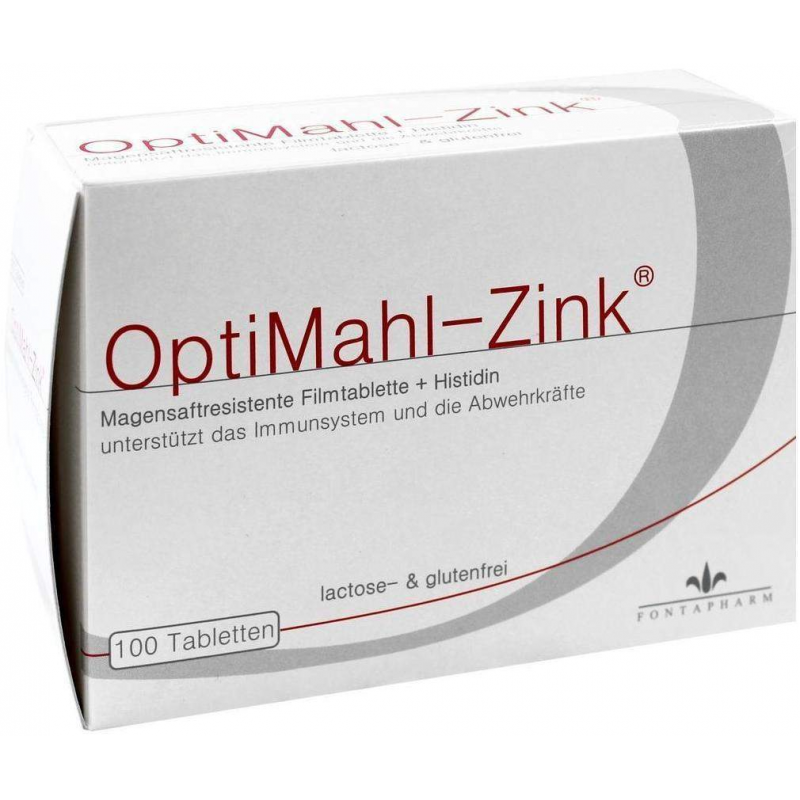 Optimahl Zink 15 mg Tabletten 100 Tabletten