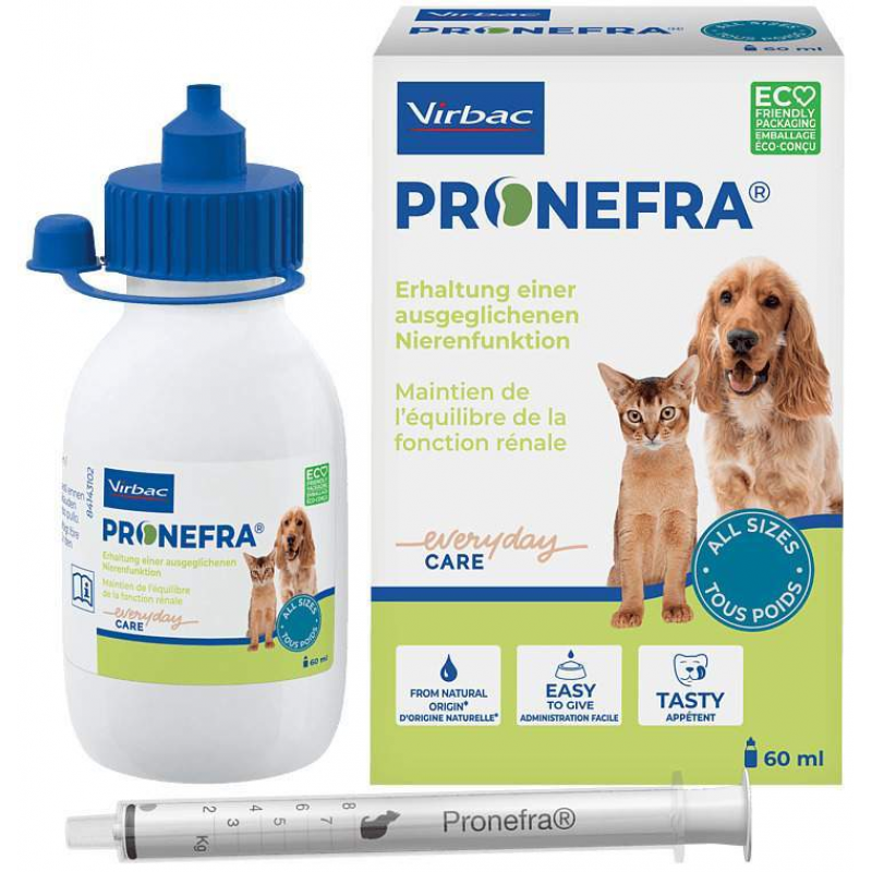 Pronefra Diät - Ergänzungsfuttermittel für Kleintiere 60 ml Flüssigkeit