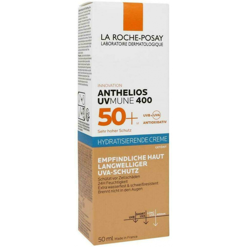 La Roche Posay Anthelios Hydratisierende getönte BB Creme UVMune 400LSF 50+ 50 ml + gratis Anthelios Anti-Pigment 15 ml