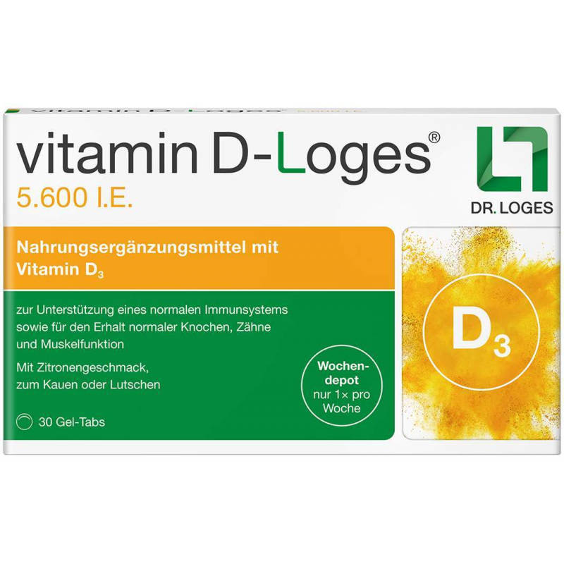 Vitamin D-Loges 5.600 I.E. 30 Kautabletten