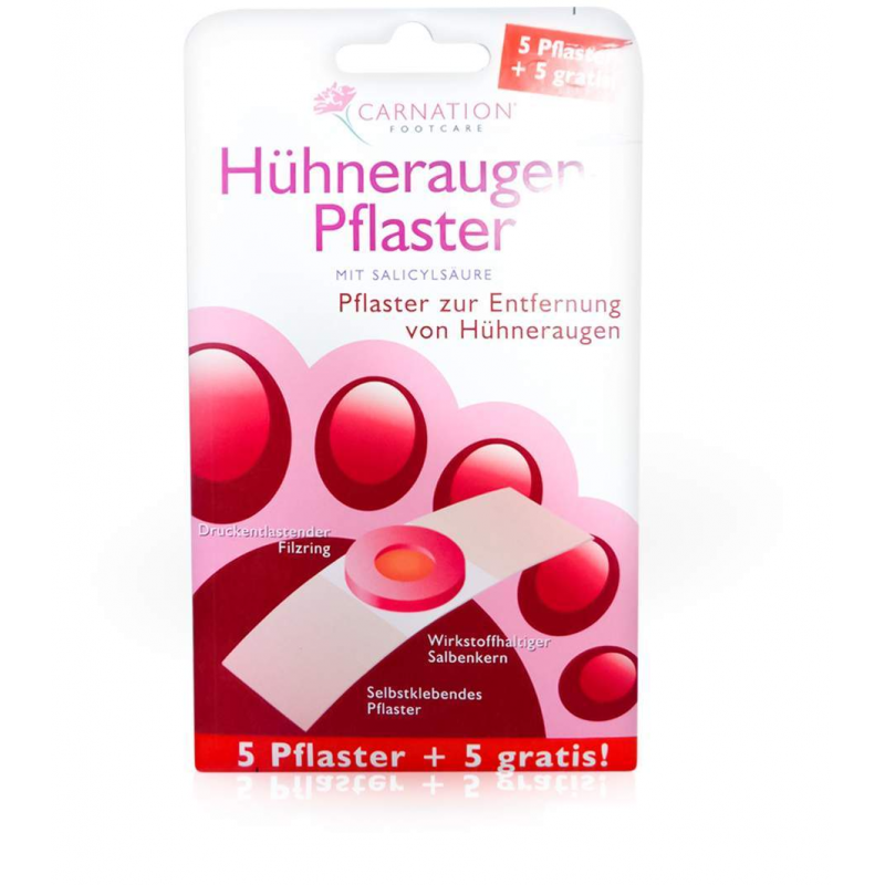 Carnation 5 Hühneraugen Pflaster + gratis 5 Stück