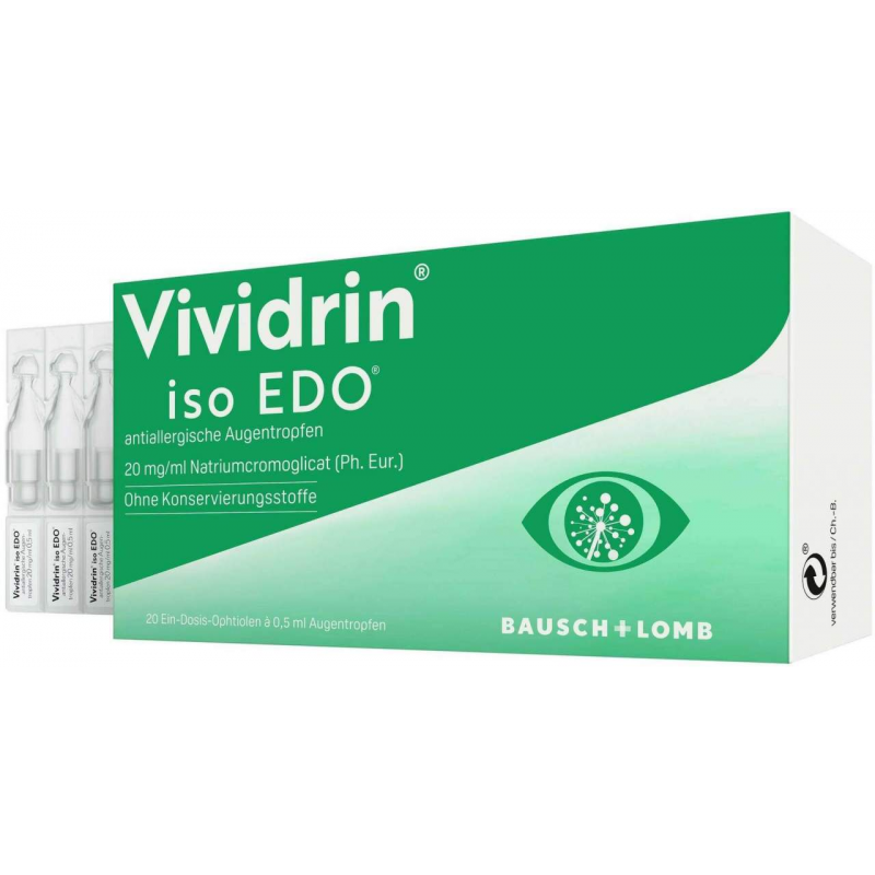 Vividrin iso EDO antiallergische Augentropfen 20 x 0,5 ml