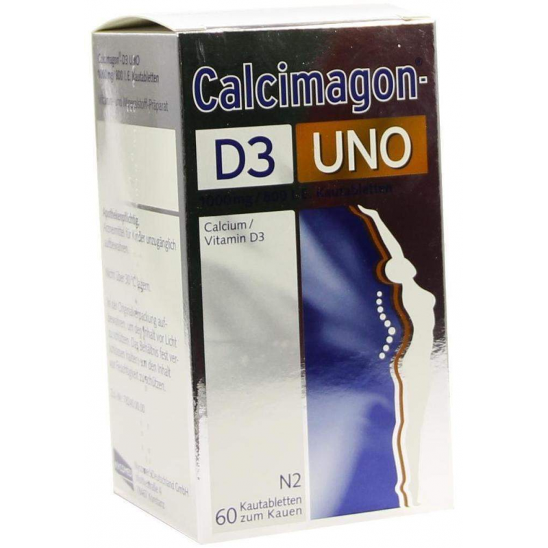 Calcimagon D3 Uno 60 Kautabletten