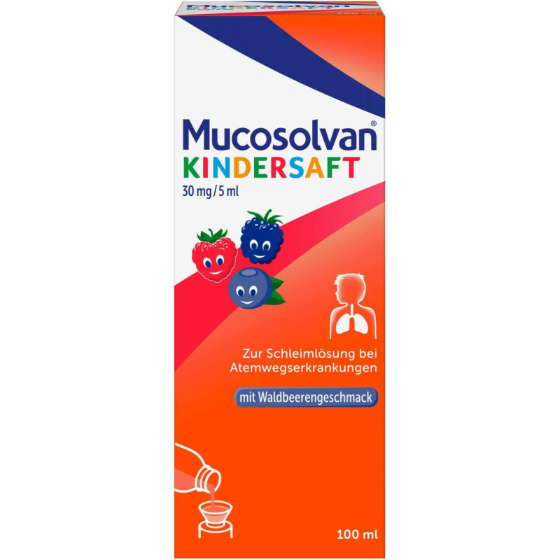 Mucosolvan 100 ml Kindersaft 30 mg je 5 ml