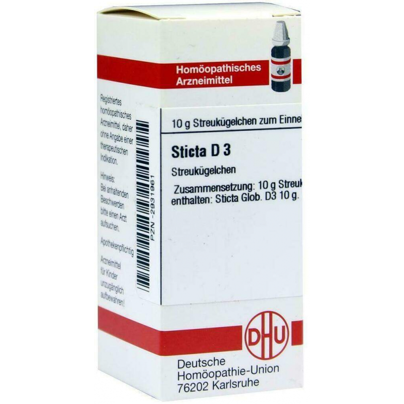 Dhu Sticta D3 10 G Globuli