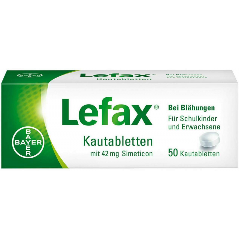 Lefax Kautabletten 50 Kautabletten