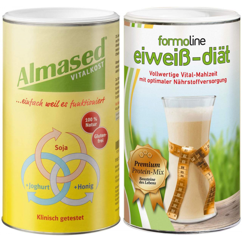 Almased + Formoline Eiweiß Diät 2er Set 980 g