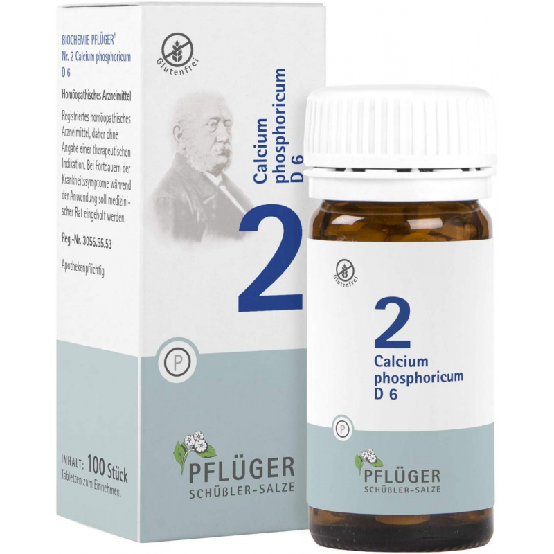 Biochemie Pflüger 2 Calcium Phosphoricum D6 100 Tabletten