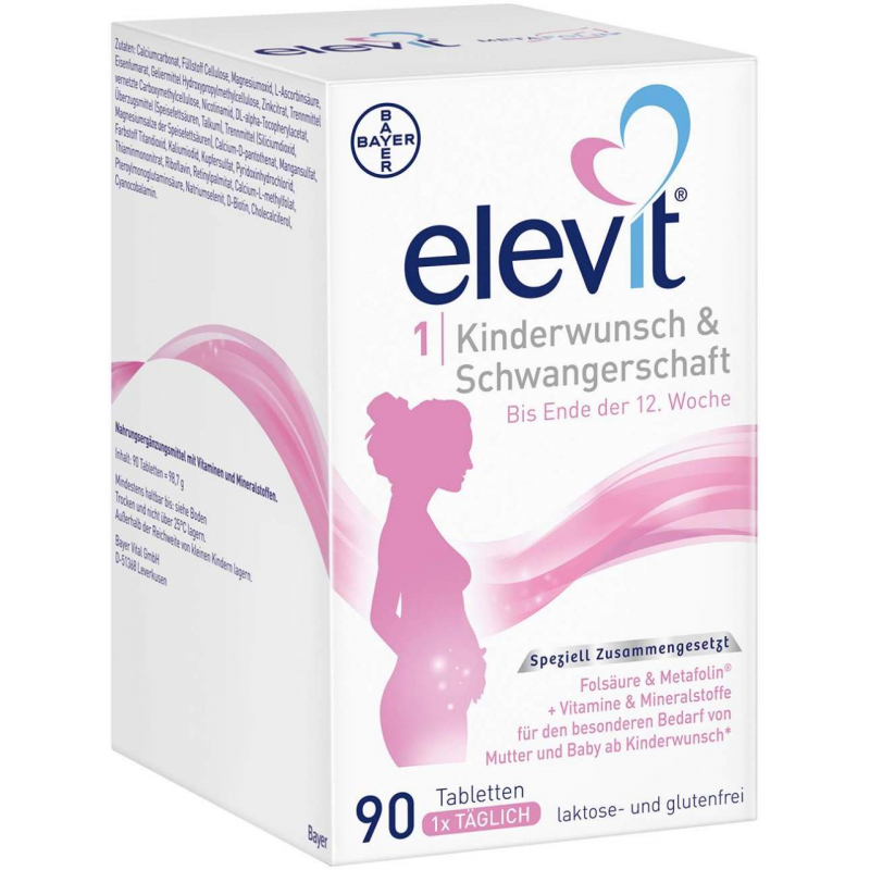 Elevit 1 Kinderwunsch & Schwangerschaft 90 Tabletten