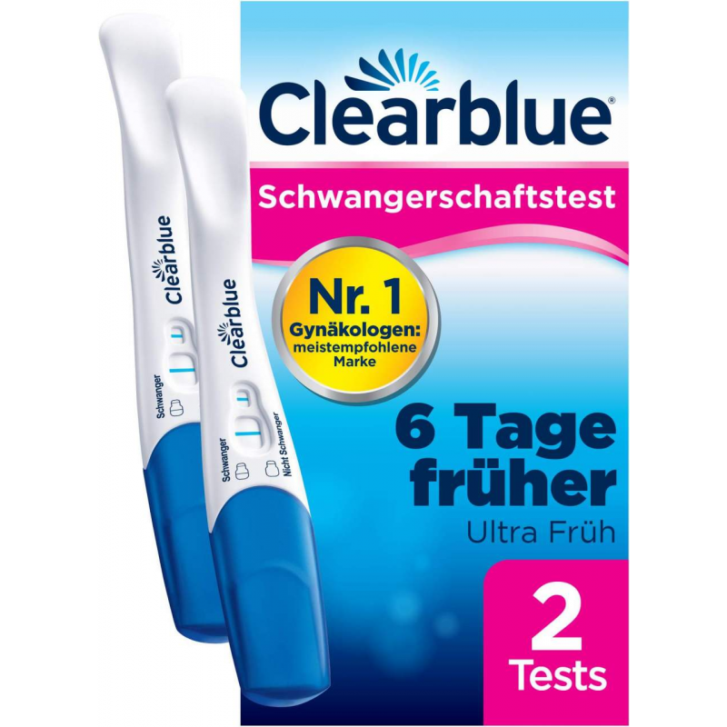 Clearblue Schwangerschaftstest Frühe Erkennung 2 Stück