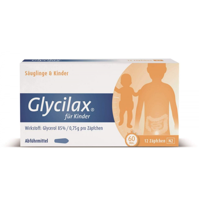 Glycilax für Kinder 12 Zäpfchen
