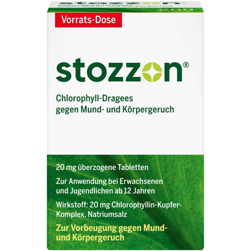 Stozzon Chlorophyll 200 überzogene Tabletten