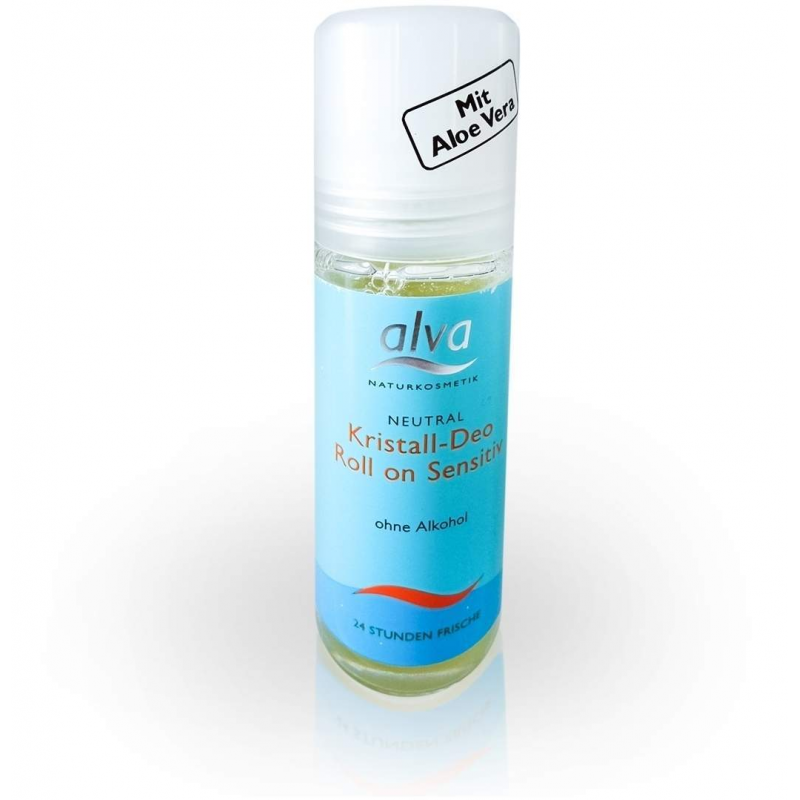 Alva Kristall Deo Roll On Sensitiv 50 ml Stift