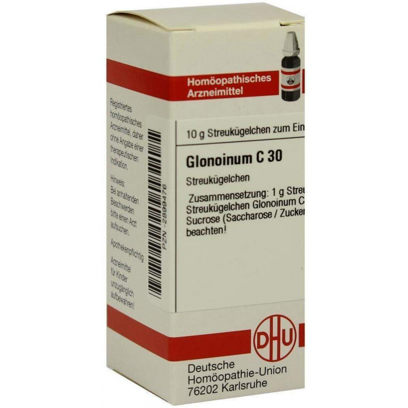 Dhu Glonoinum C30 10 G Globuli