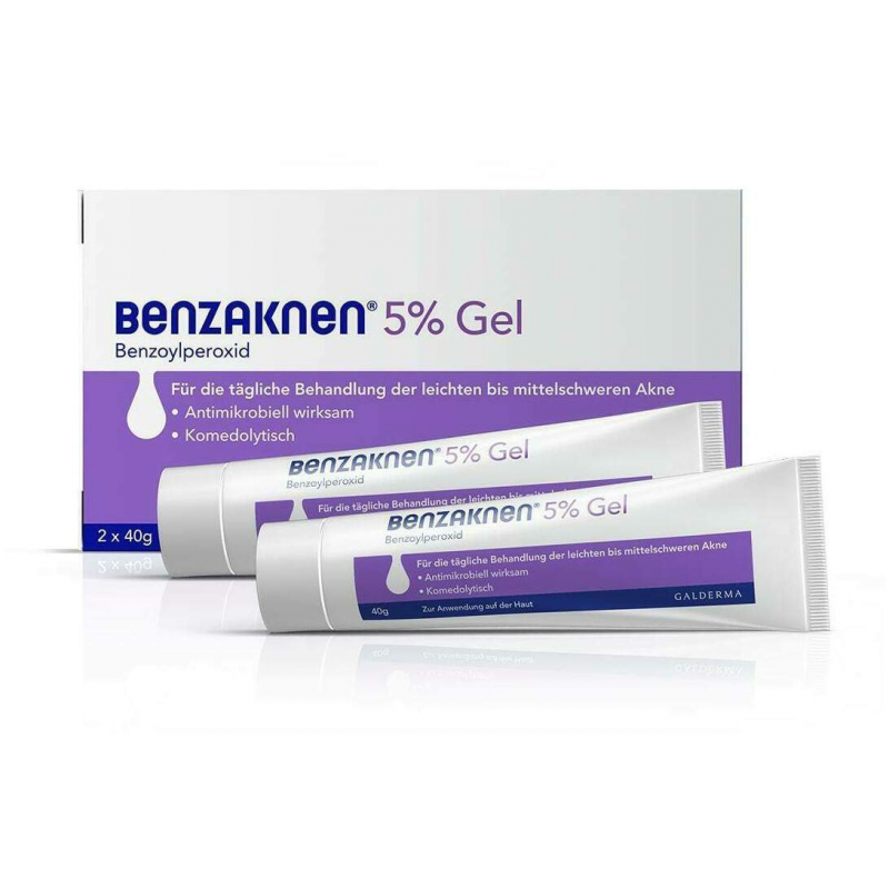 Benzaknen 5% Gel 2 x 40 g