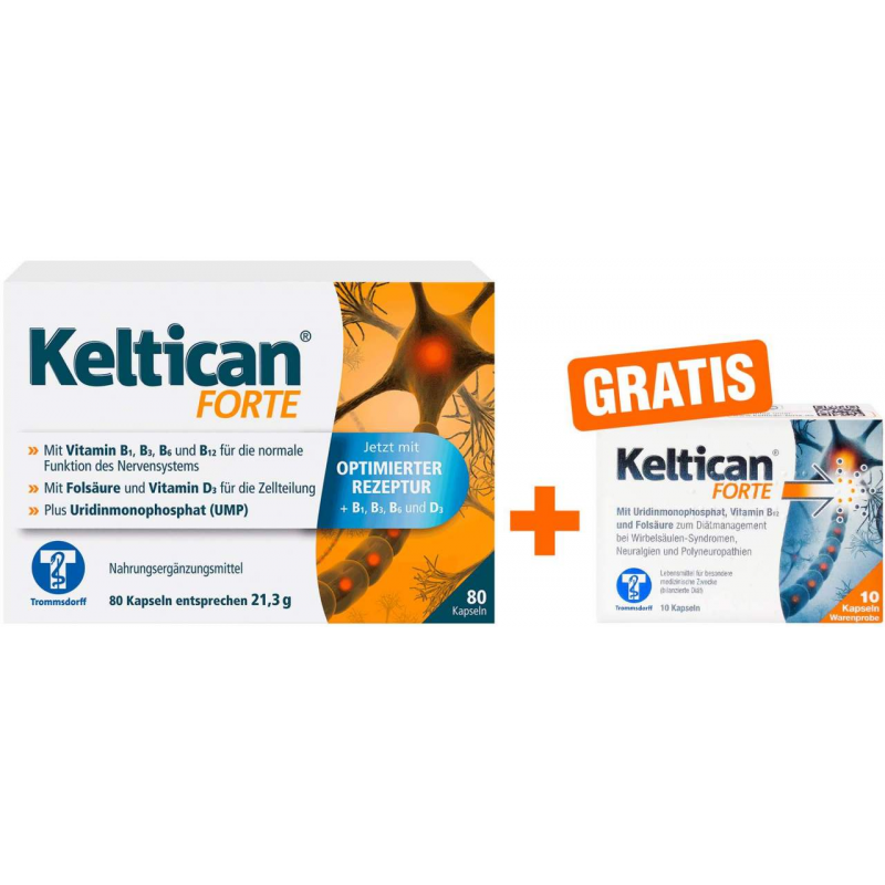 Keltican forte 80 Kapseln + gratis 10 Kapseln