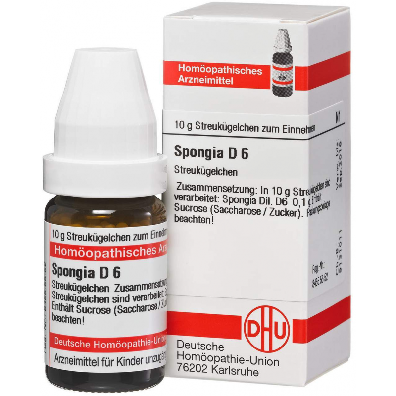 Spongia D6 Dhu 10g Globuli