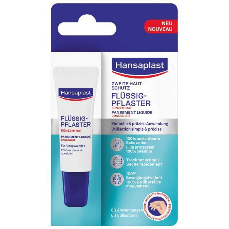 Hansaplast Zweite Haut Schutz Flüssig-Pflaster Konzentrat 10 ml