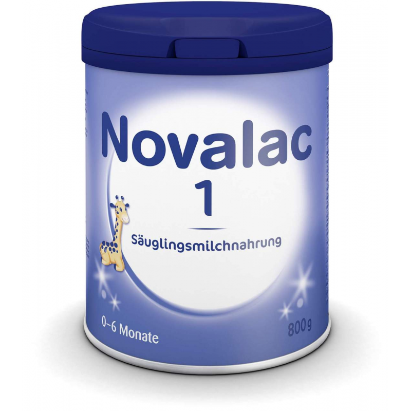 Novalac 1 Säuglings-Milchnahrung 0-6 Monate 800 g Pulver