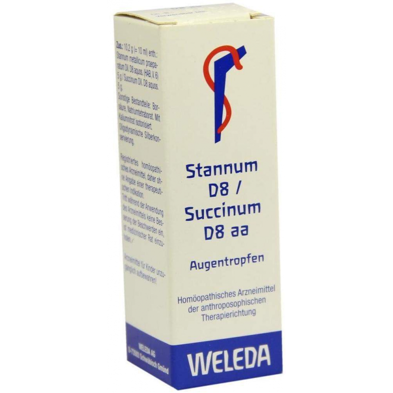 Weleda Stannum D8 Succinum D8 Aa