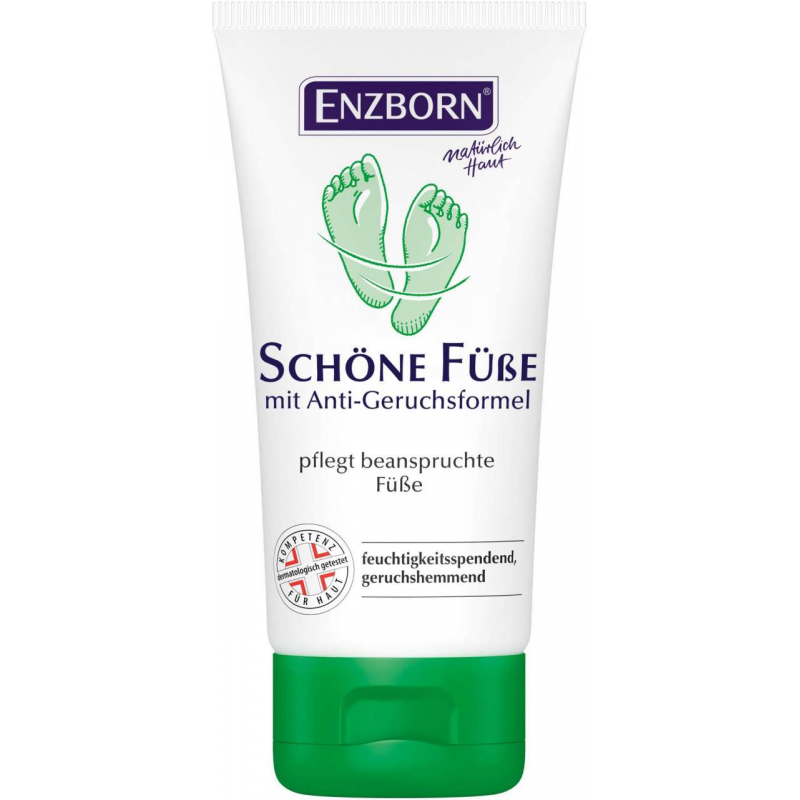 Enzborn Schöne Füße Fußcreme- Gel mit Urea & Weißdorn 75 ml
