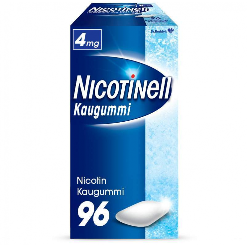 Nicotinell Kaugummi 4 mg Cool Mint 96 Stück