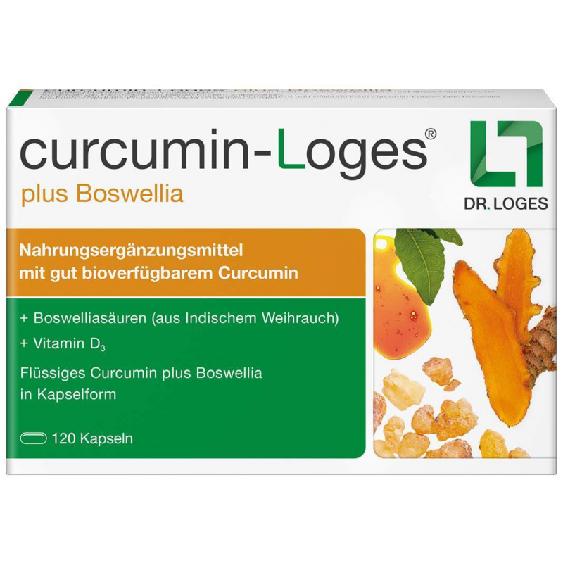 Curcumin Loges Plus Boswellia 120 Kapseln