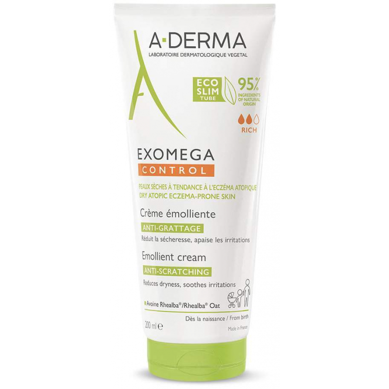A-Derma Exomega Control Creme rückfettend 200 ml