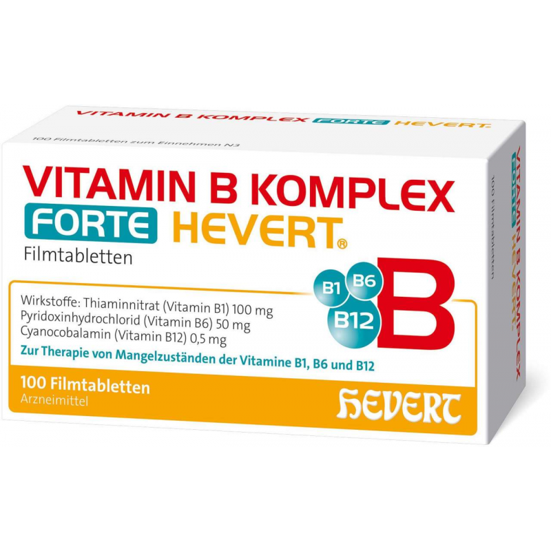 Vitamin B Komplex forte Hevert 100 Tabletten
