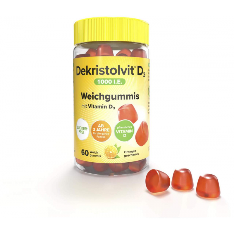 Dekristolvit D3 1000 I.E. 60 Weichgummis