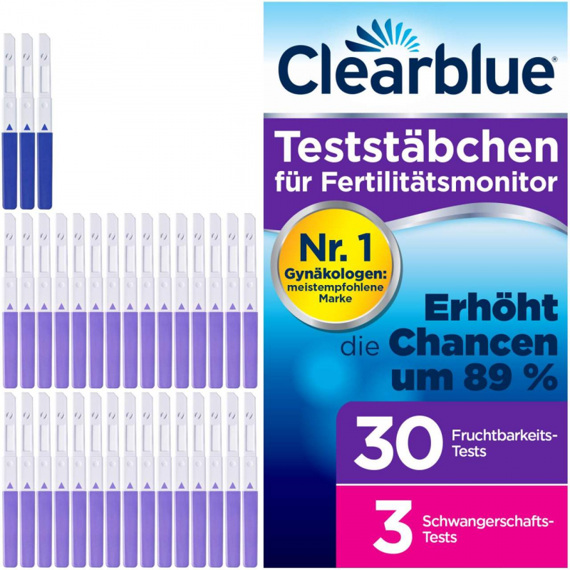 Clearblue Advanced Teststäbchen für Fertilitätsmonitor 33 Stück