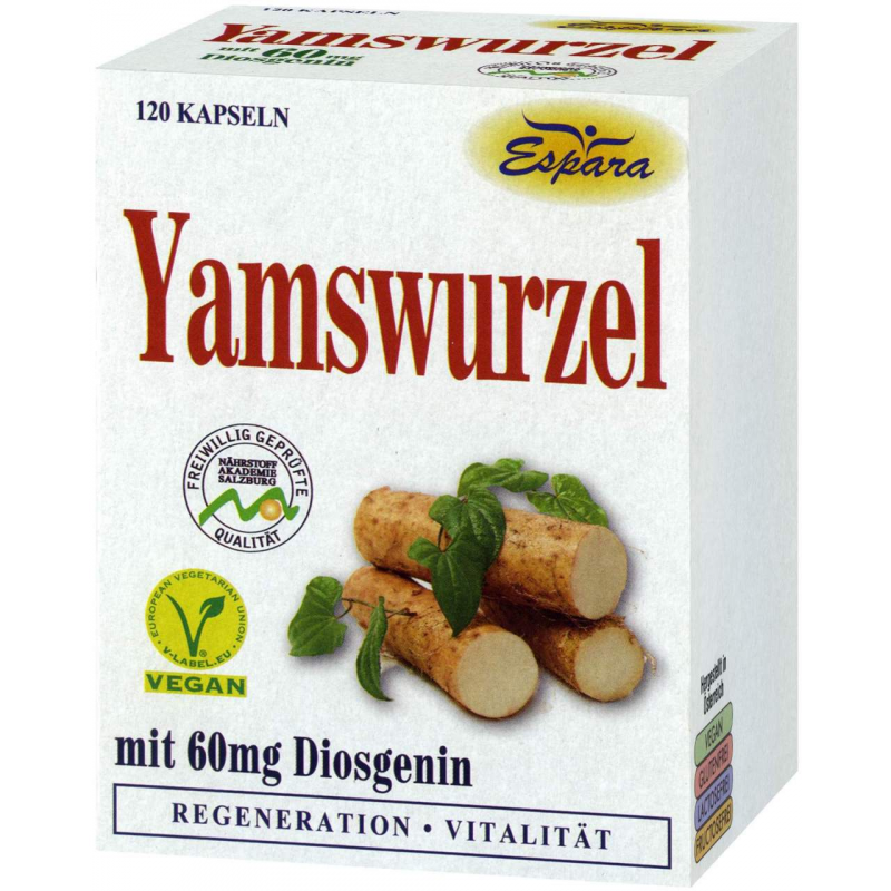 Yamswurzel Yams Kapseln Regeneration 120 Kapseln