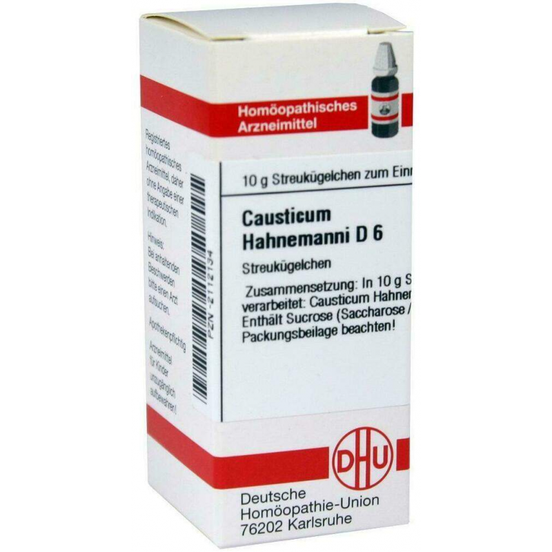 Dhu Causticum Hahnemanni D6 10 G Globuli