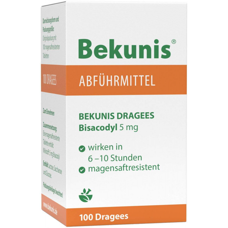Bekunis Dragees Bisacodyl 5 mg 100 magensaftresistente Tabletten