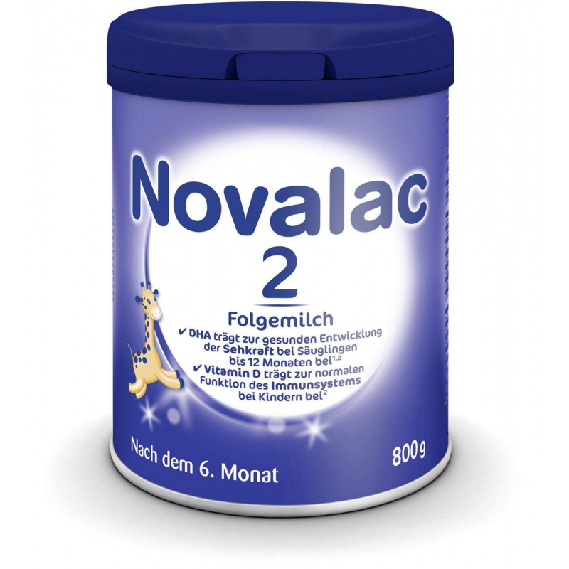Novalac 2 Folge-Milchnahrung 800 g Pulver nach dem 6. Monat