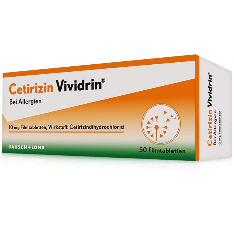 Cetirizin Vividrin 10 mg 50 Filmtabletten