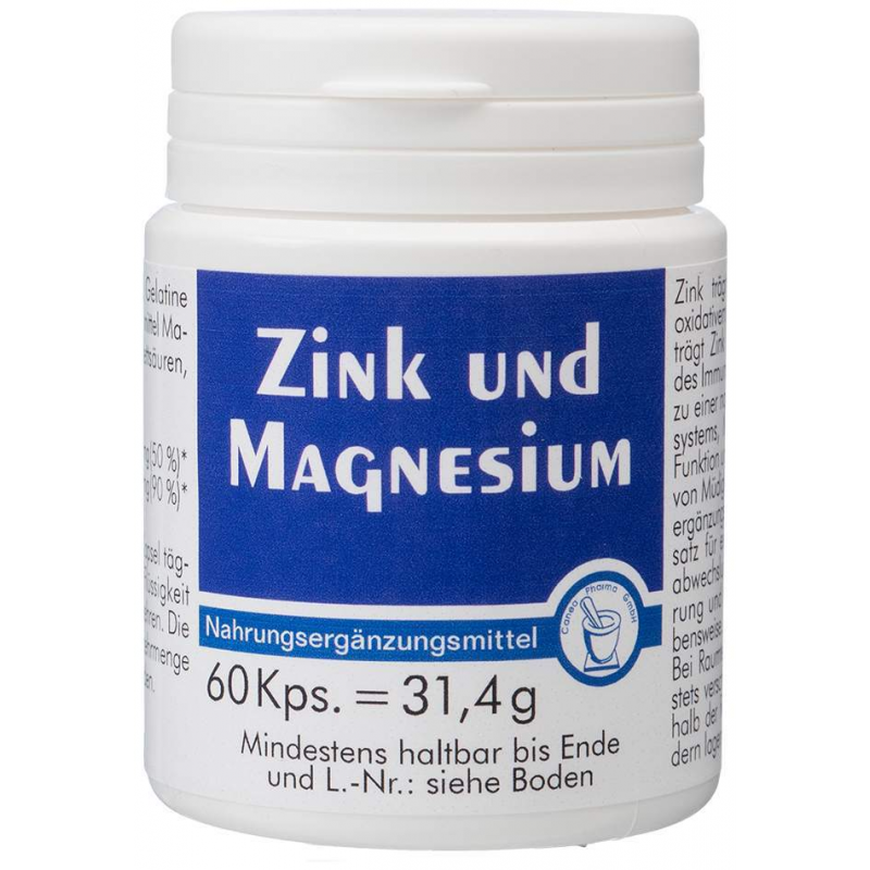 Zink + Magnesium Kapseln 60 Kapseln