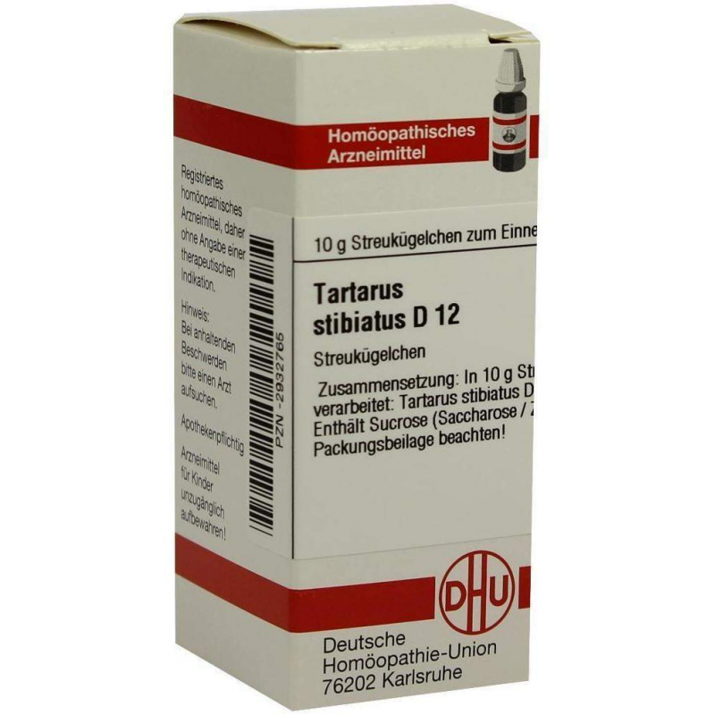 Dhu Tartarus Stibiatus D12 10 G Globuli