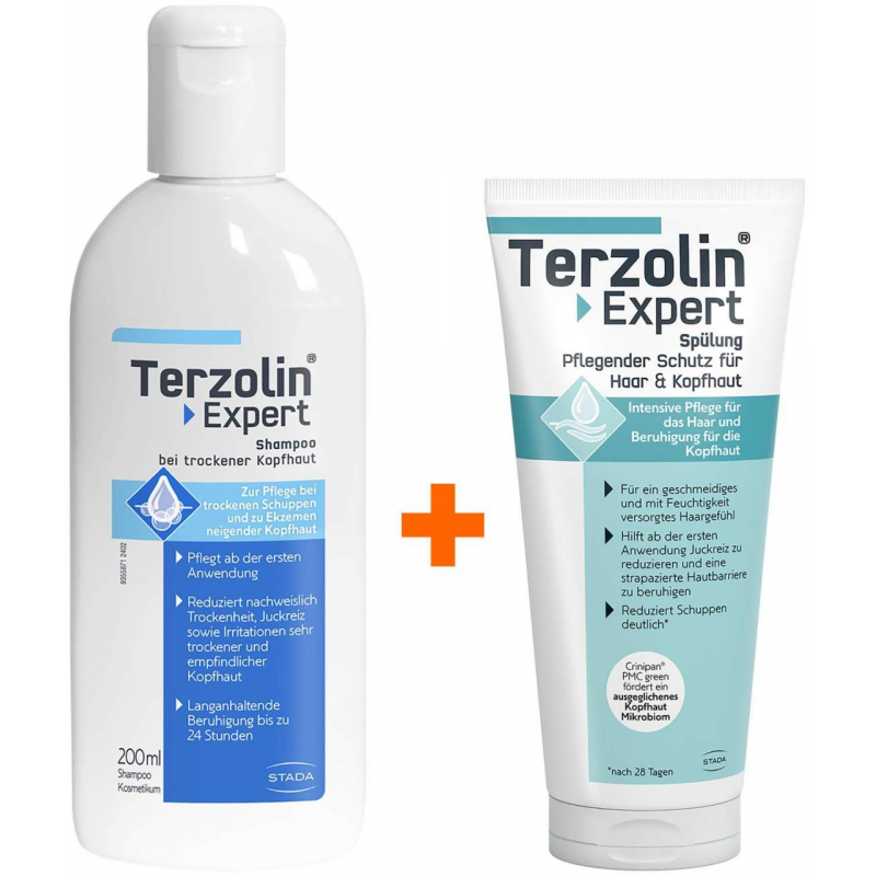 Terzolin Expert Trocken Shampoo 200 ml + Terzolin Expert Spülung 200 ml