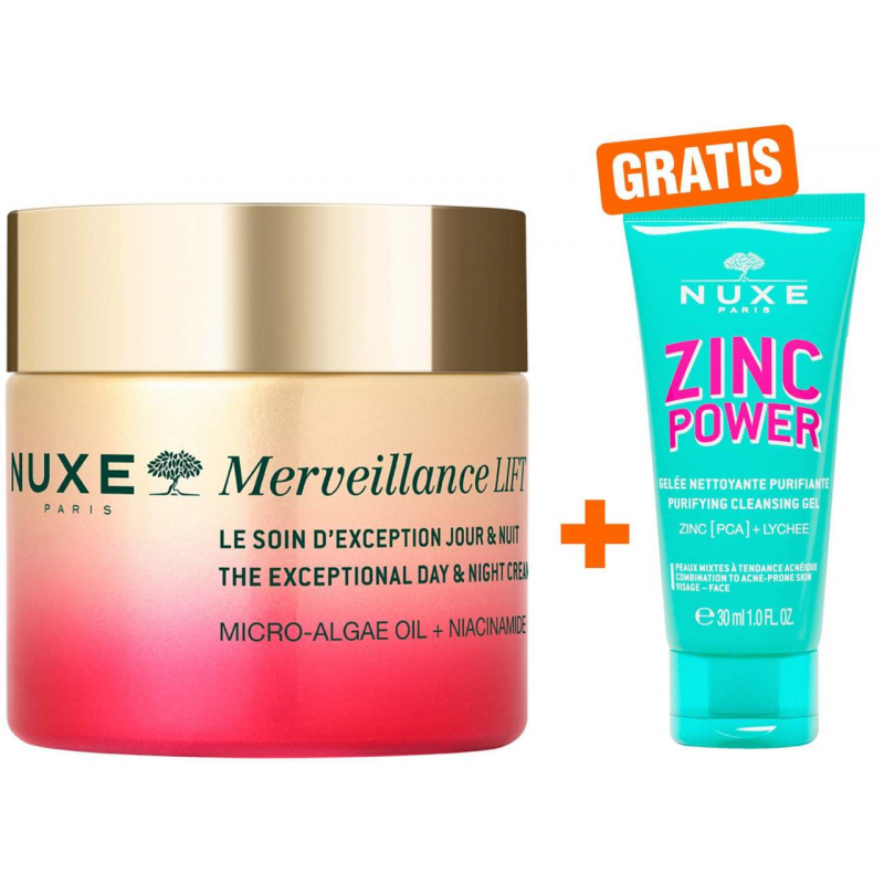 Nuxe Merveillance Lift Exceptional 75 ml + gratis Nuxe Zinc Power Reinigungsgel 30 ml