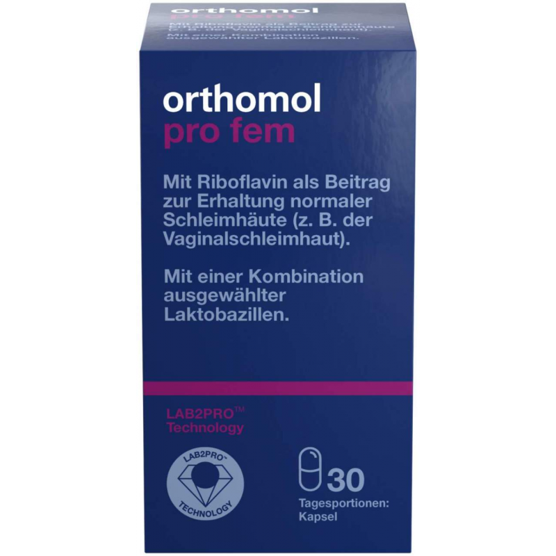 Orthomol pro fem 30 Kapseln