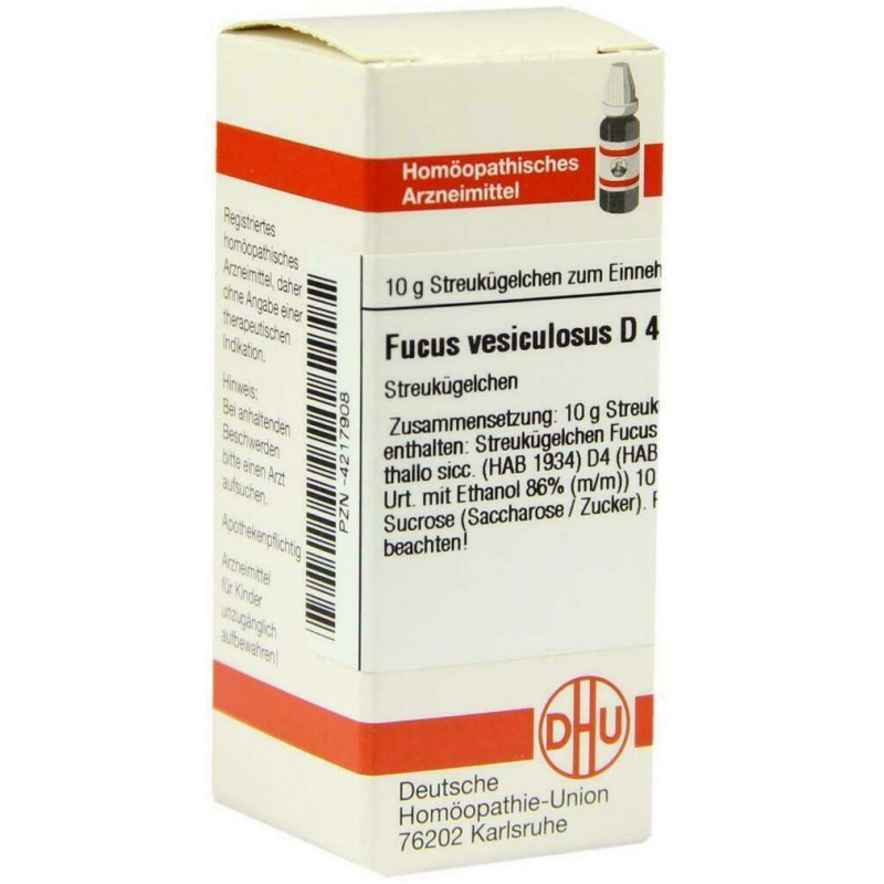 Dhu Fucus Vesiculosus D4 10 G Globuli