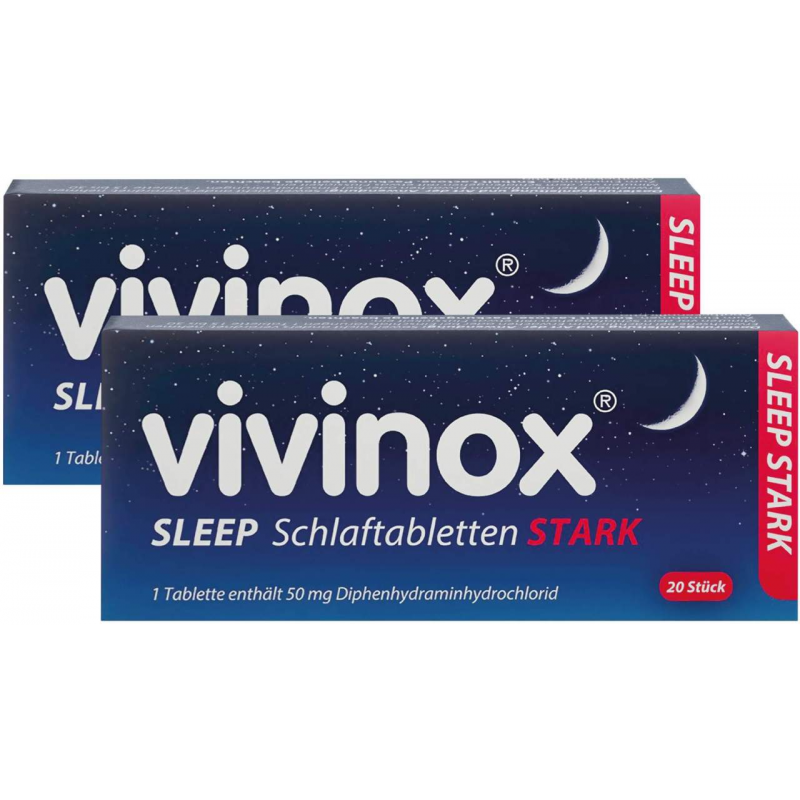 Vivinox Sleep stark 2 x 20 Schlaftabletten