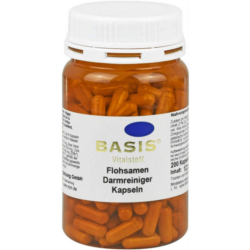Flohsamen 200 Kapseln