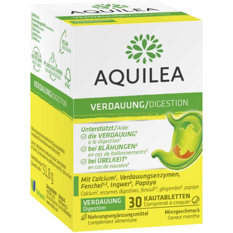 Aquilea Verdauung Kautabletten 30 Stück