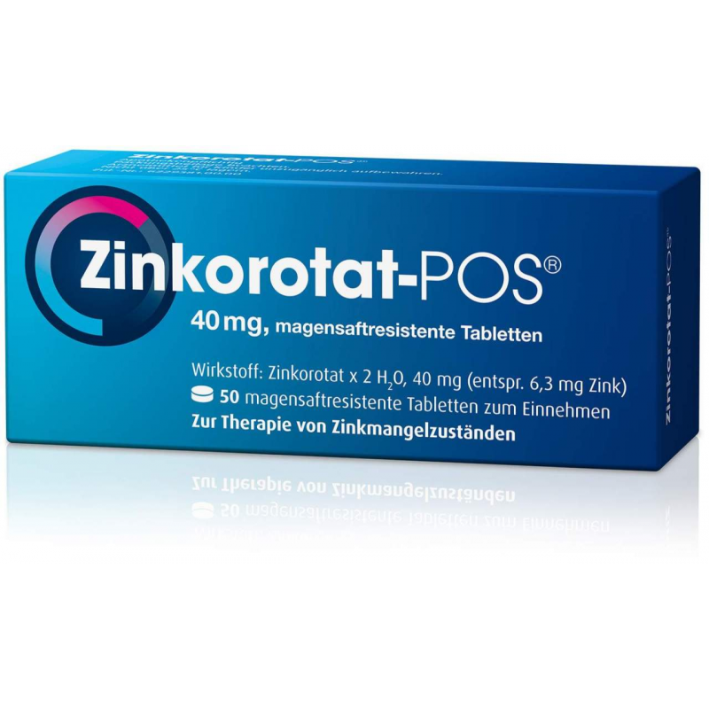 Zinkorotat POS 50 magensaftresistente Tabletten
