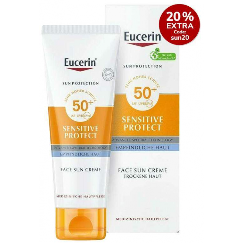 Eucerin Sun Sensitive Protect Face LSF 50+ 50 ml Creme