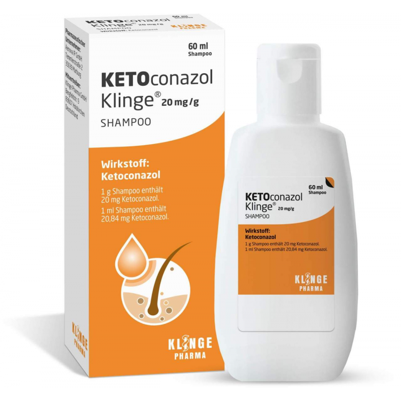 KETOconazol Klinge 20 mg pro g Shampoo 60 ml