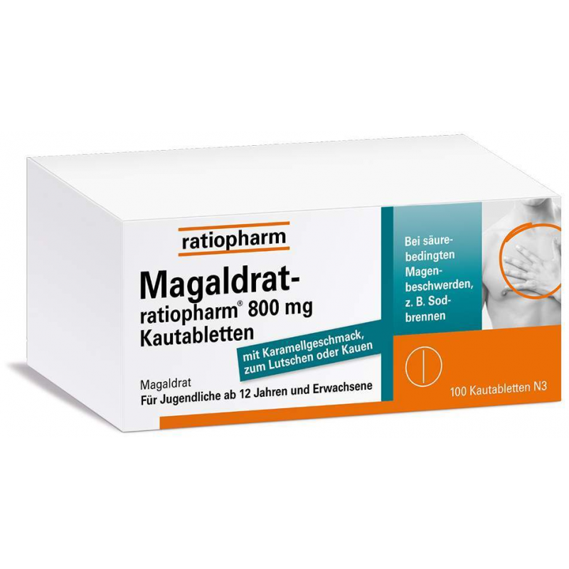 Magaldrat-ratiopharm 800 mg 100 Tabletten
